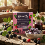 Böğürtlen Aromalı Geleneksel Lokum - Görsel 2